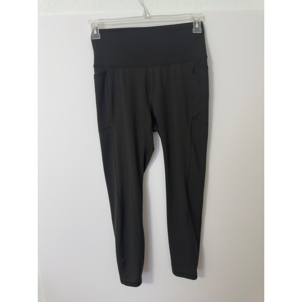 RBX Activewear Womens Black High Waisted‎ Pocket Leggings Workout Pants